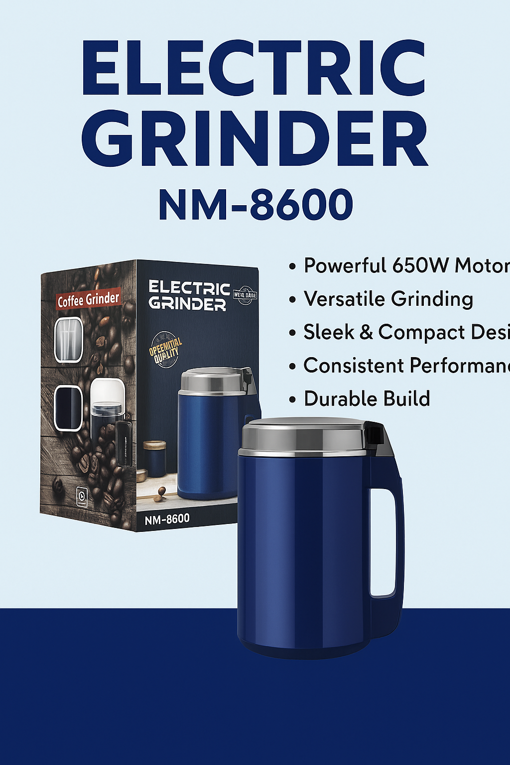 Multi-Functional 500ML Electric Grinder Machine (NM-8600)