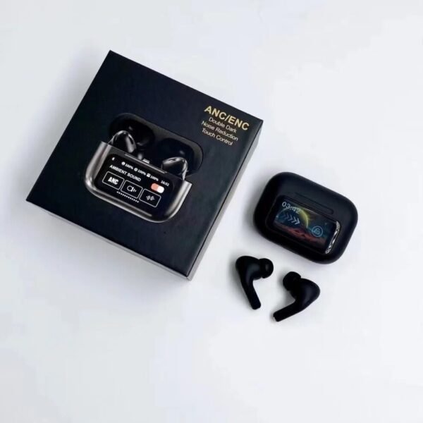 Airpods A9 Pro ANC Touch Screen Display Earbuds - Image 3
