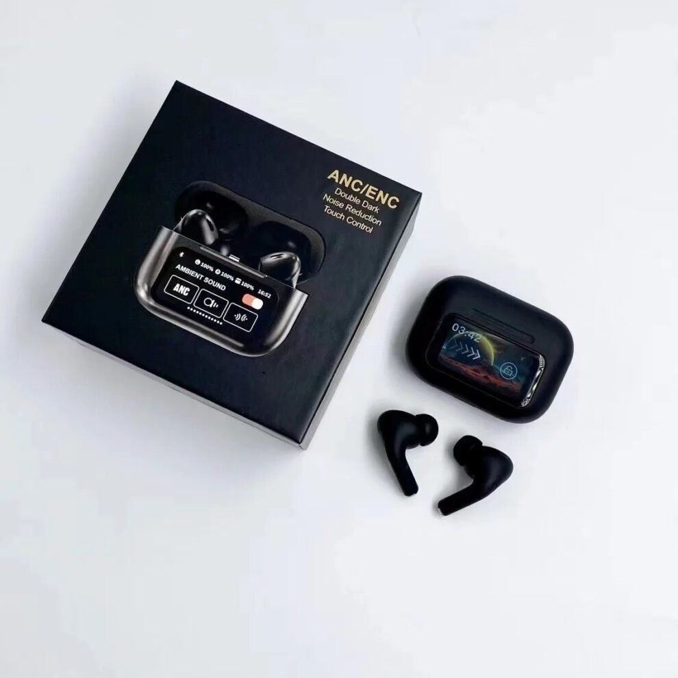 Airpods A9 Pro ANC Touch Screen Display Earbuds - Image 3