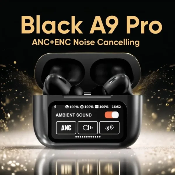Airpods A9 Pro ANC Touch Screen Display Earbuds